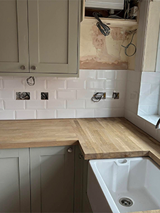 Expert domestic kitchen lighting installation by 3rd Group Electrical in Lincoln