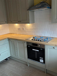 Professional kitchen lighting installation by 3rd Group Electrical in Lincoln