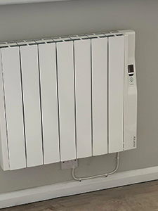 Professional domestic electric radiator installation by 3rd Group Electrical in Lincoln