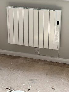 Professional domestic electric radiator installation by 3rd Group Electrical in Lincoln
